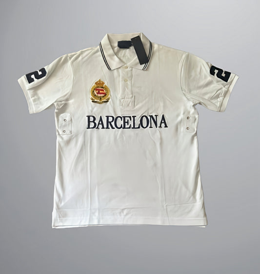 White Barcelona Shirt